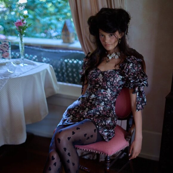 Selkie Tuxedo Mini Poet Slip - XS, XL / NWOT - Picture 5 of 9